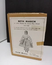 Beth March Doll Making Kit by Yield House Complete Little Women Vintage