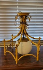 Vintage Faux Bamboo Light Fixtures