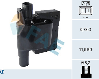 FAE 80286 ZüNdspule FüR Ford Infiniti Nissan Mazda-image