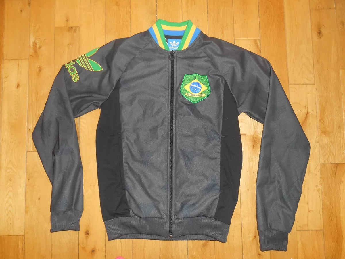 Adidas Originals BRASIL National Team Soccer Track Jacket Mens S | eBay