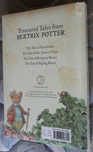 Treasured Tales from Beatrix Potter - Libro de tapa dura 2007 con 4 historias - Imagen 2 de 3