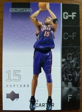 Vince Carter, 2002-03 cubierta superior ovación #81, Raptors