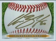 Chasen Bradford Signed Custom Signature 2.5x3.5 Card JSA Authenticated