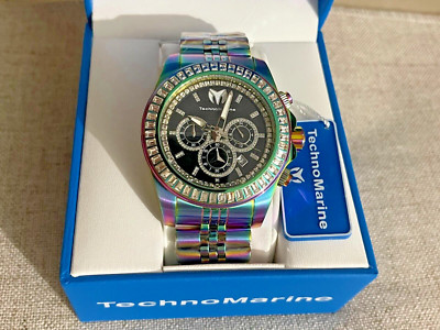 TechnoMarine MantaRay Men's Watch 47mm Iridescent TM-221010 New !! Original !!