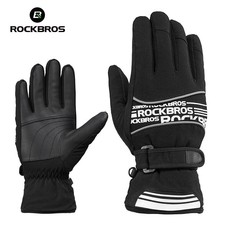ROCKBROS -20  Winter Fleece Gloves Full-fingers Snowboard Windproof Warm Gloves