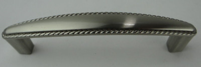 Cabinet Pulls Rope Edged Brainerd Pull Satin Nickel PN0402V-BSN-C, 3 3/4'' Qty 18