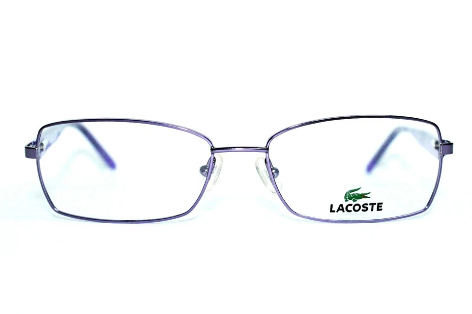 NUEVAS GAFAS LACOSTE L2144 513 PÚRPURA AUTÉNTICAS L 2144 RX 54-16-135 MM Foto 2 de 4