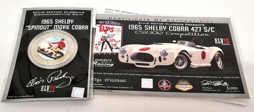Icons Inc 1/24 Shelby Cobra 427 S/C 1965 Elvis Presley Spinout Scale Model Car - Bild 5 von 19