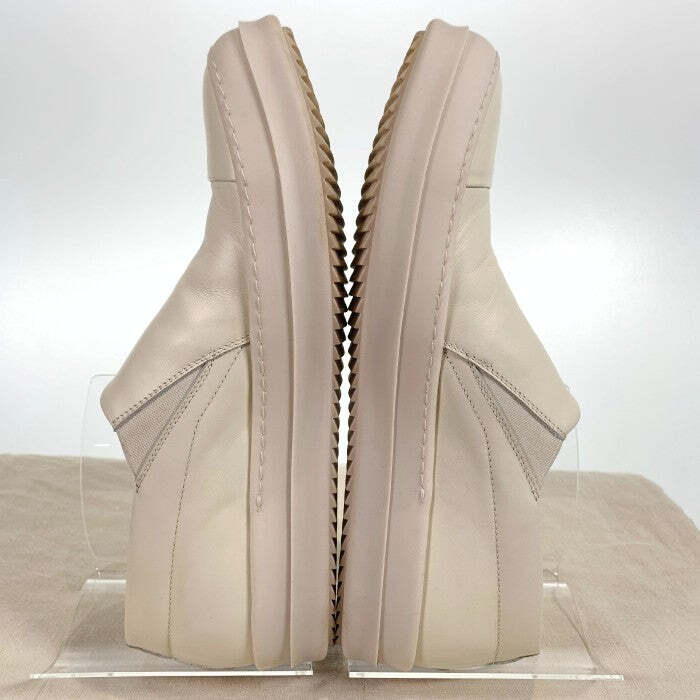 Rick Owens BOAT SNEAK Sneaker Slip-on White RU17S9892 Size 41 Used 
