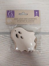 New! Ghost Wood Tags Halloween Boo Casper Ornament Fall Unfinished Crafts Gnome