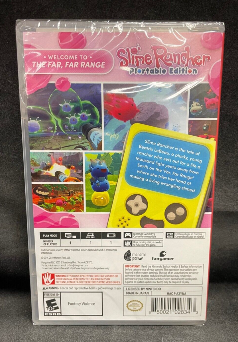 Nintendo Switch Slime Rancher switch Slime Rancher Plortable Edition (Nintendo Switch) BRAND NEW