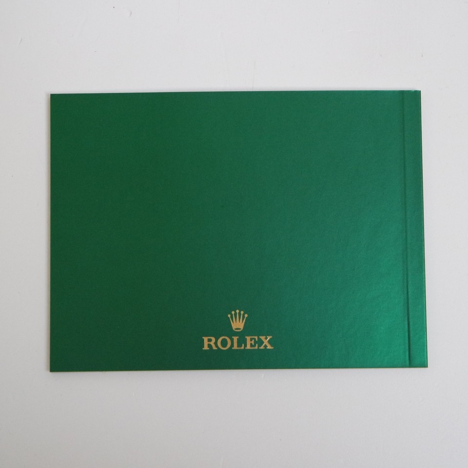 ROLEX DATEJUST BOOKLET ROLEX LIBRETTO ITALIANO ANNO 2014 VERDE CHIARO ...
