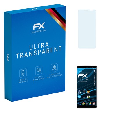 atFoliX 3x Displayschutzfolie für M-Horse Pure 1 Schutzfolie klar Folie