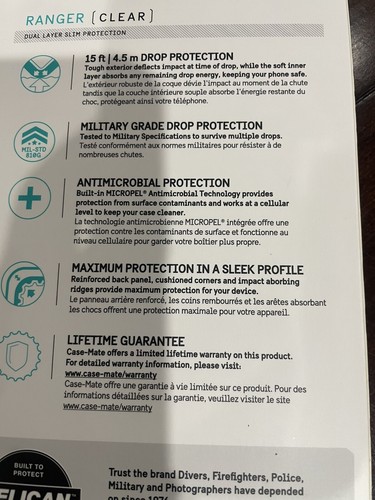 Pelican Ranger Case for Samsung Galaxy S22 Ultra Clear 15ft Drop Protection - Picture 7 of 8