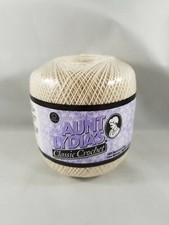 Aunt Lydia's Classic Cotton Crochet Thread Size 10 Ecru Coats and Clark 400 Yrd