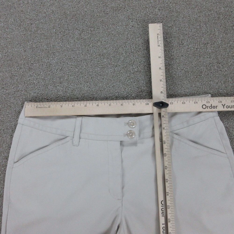 Callaway Shorts Womens 6 Beige Opti-dri Bermuda 30x11* - Imagem 3 de 4