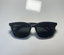 GUCCI MATELASSE Mens Shiny Black Quilted Chunky Sunglasses Shades GG Marmont
