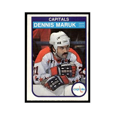 Dennis Maruk 1982 O-Pee-Chee #369 Washington Capitals Hockey Card EX