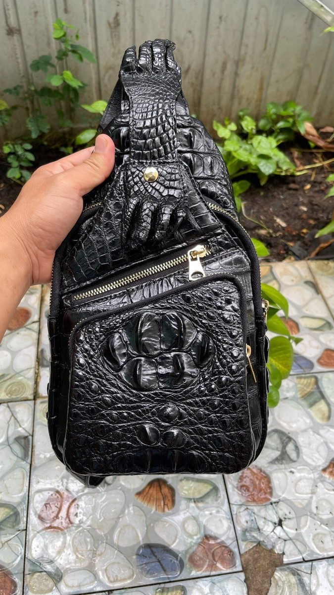 original crocodile skin bags