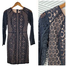 NEW Adeyln Rae Lace Dress Size XS knee length Black Lined Party Event Evening