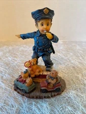 Vintage 1998 Sweet Cakes Pint Size Police Vanmark 4.5" Resin Figurine SW88433