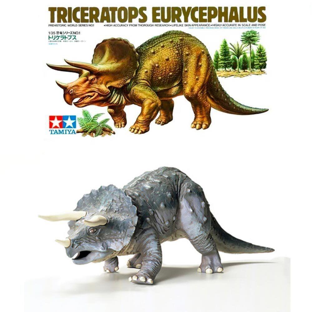 Tamiya 60201 Triceratops Eurycephalus Dinosaur Plastic Model Kit