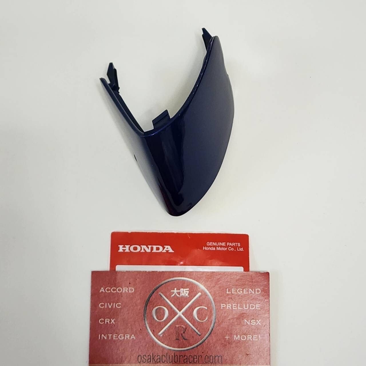 Genuine OEM 91-01 Acura NSX Front Bumper Tow Hook Cover Cap Monte Carlo Blue OE