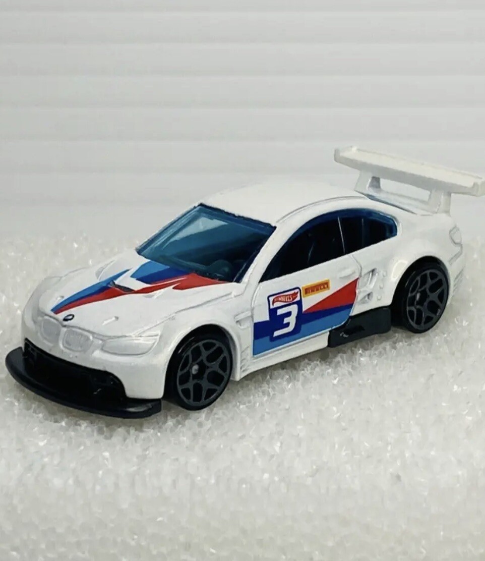 2021 Hot Wheels BMW M3 GT2 - White- HW Race Day 4/10 57/250 - New Loose