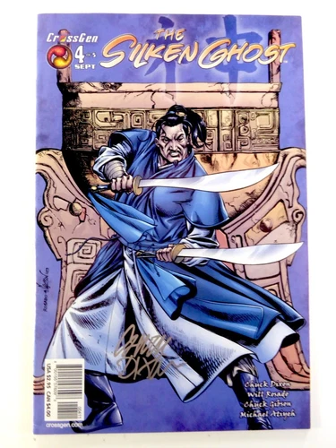 CrossGen SILKEN GHOST (2003) #4 SIGNED Chuck DIXON w/COA VF/NM Ships FREE!