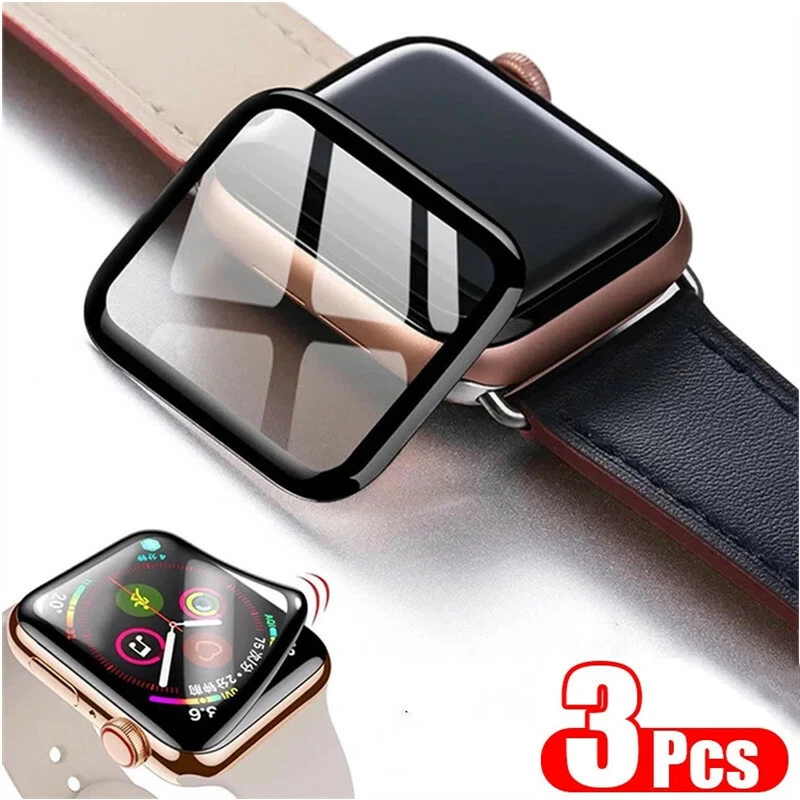 Full Cover Display Schutz Folie für Apple Watch Series 10 9 8 7 6 5 SE Ultra 2 - Bild 2 von 4