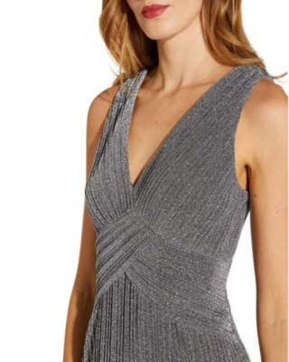 metallic party dresses Women Luxury Metallic Sequins Mini Dress Sexy Backless Halter Neck Dee –  Mega Mart Center