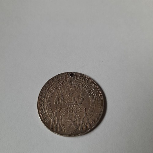 von großer Seltenheit Salzburg Graf Lodron ¼ Taler 1640 gelocht beinah vorzügl. - Bild 2 von 3