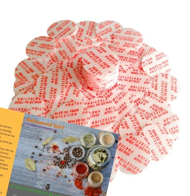 #ad 20mm 0.79quot; Pressure Sensitive Seal Liners MadeinUSA No Induction Sealer Needed $13.95