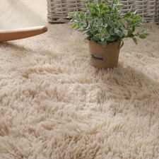 Fluffy Rugs Anti-Slip SHAGGY RUG Super Soft Carpet Mat Living Room Floor Bedroom