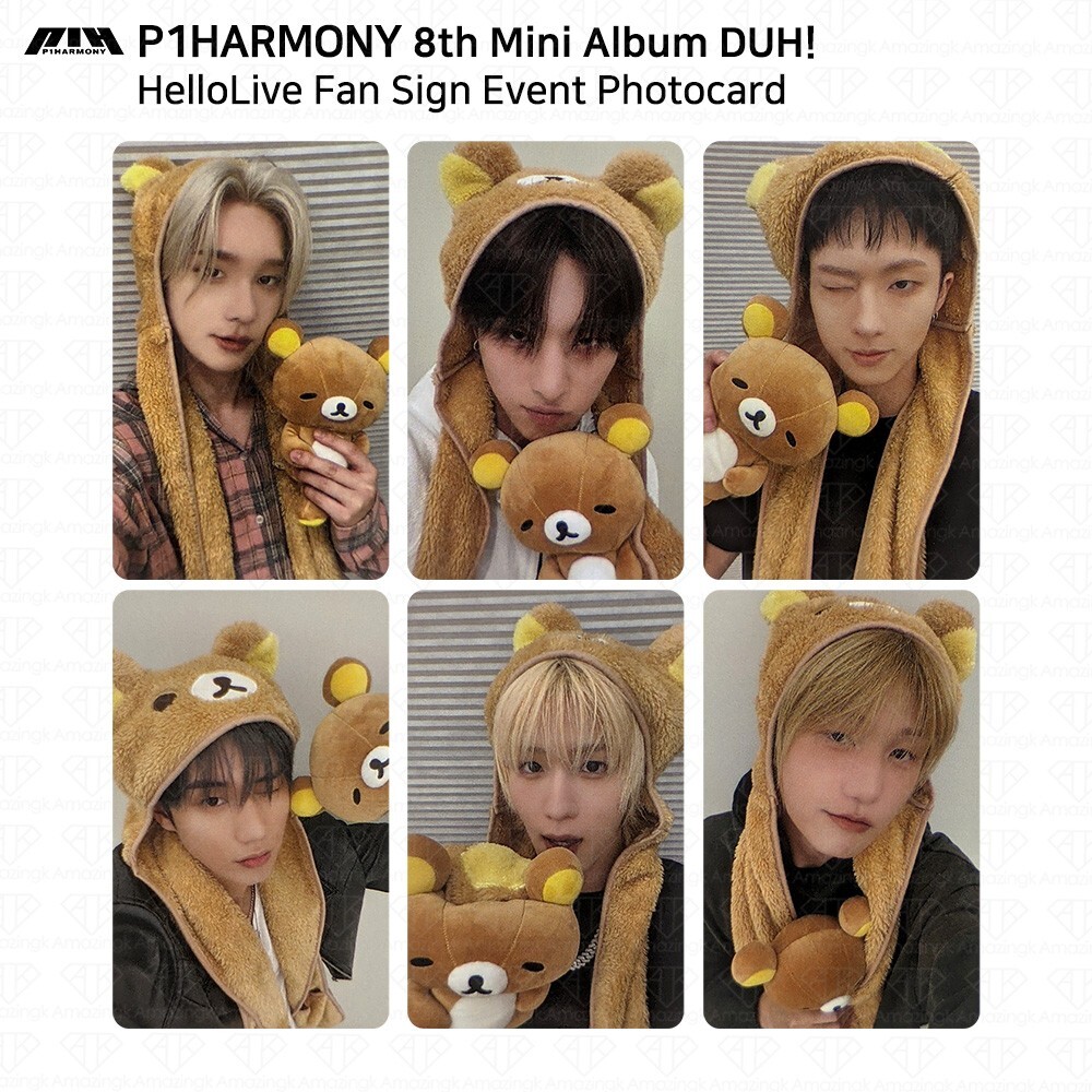 P1Harmony The 8th Mini Album DUH! HelloLive Fan Sign Event
