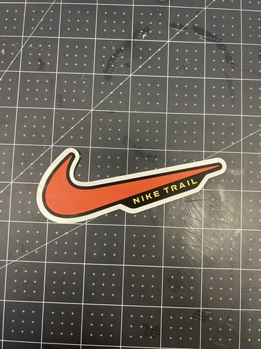 Nike Trail Running Sticker Swoosh Logo - Picture 2 of 2