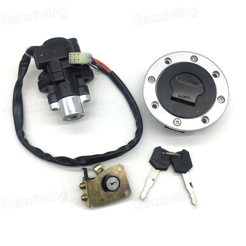 全新点火开关 燃油气盖座椅锁套装 适用于 1996 - 1999 铃木 GSXR600/750 — 第 2/4 张图片