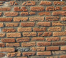 MATTONI ANTICHIZZATI PER PRESEPE E MINIATURE 50PZ CM 2X1X0,5- 6 COLORI