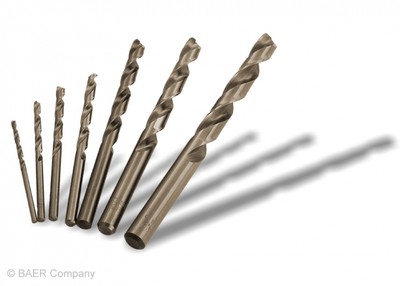 Spiralbohrer BAER Satz 2,5 - 10,2 mm Kernlochbohrer Set M3 - M12 Bohrer HSSE CO