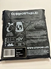 Step One Men’s Boxer Brief Large New Black New Sealed Pack Freepost