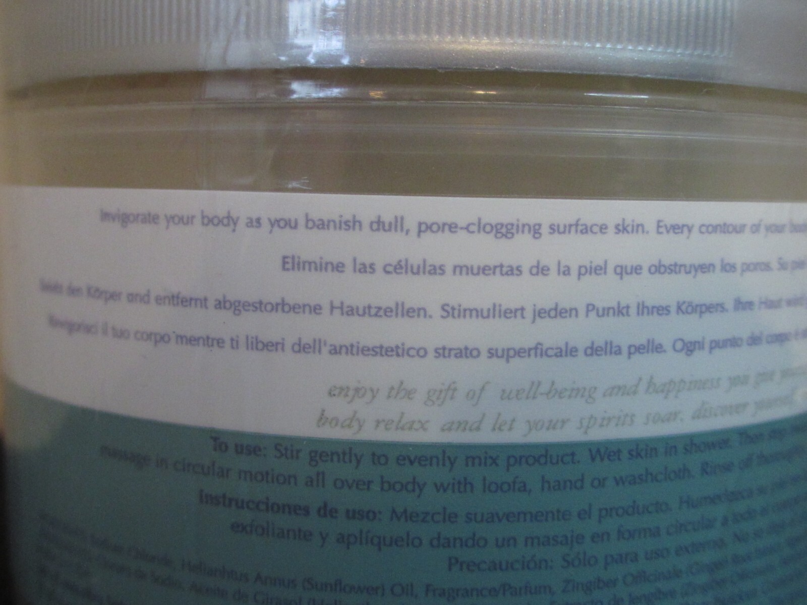 Jafra Spa Ginger And Sea Salt Body Rub 10.58 oz. New SEALED eBay