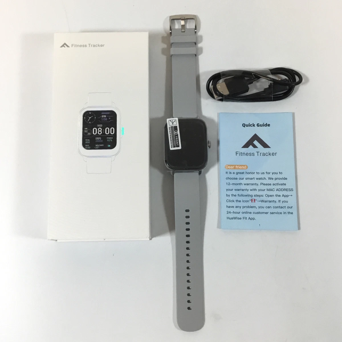 HuaWise Fit Y20GT Gray Black 1.7
