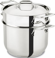 All-clad E414s6 Stainless Steel Pasta Pot And Insert Cookware, 6-quart, Silver, on sale All-clad E414s6 Stainless Steel Pasta Pot And Insert Cookware, 6-quart, Silver, on sale