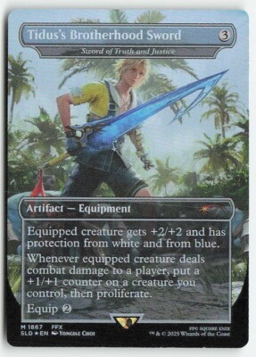 Tidus's Brotherhood Sword (Truth & Justice) - Secret Lair x