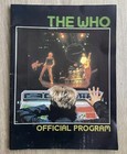 The Who Official Program 1982 It's Hard Tour Collectible Rock Memorabilia