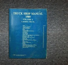 1989 Ford L-Series L8000 L9000 LTL9000 LTS8000 Truck Shop Service Repair Manual