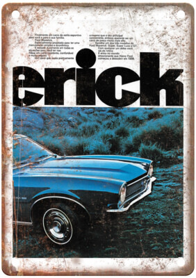 Vintage 1973 Ford Maverick S3 Ad Retro Look Metal Sign A8226