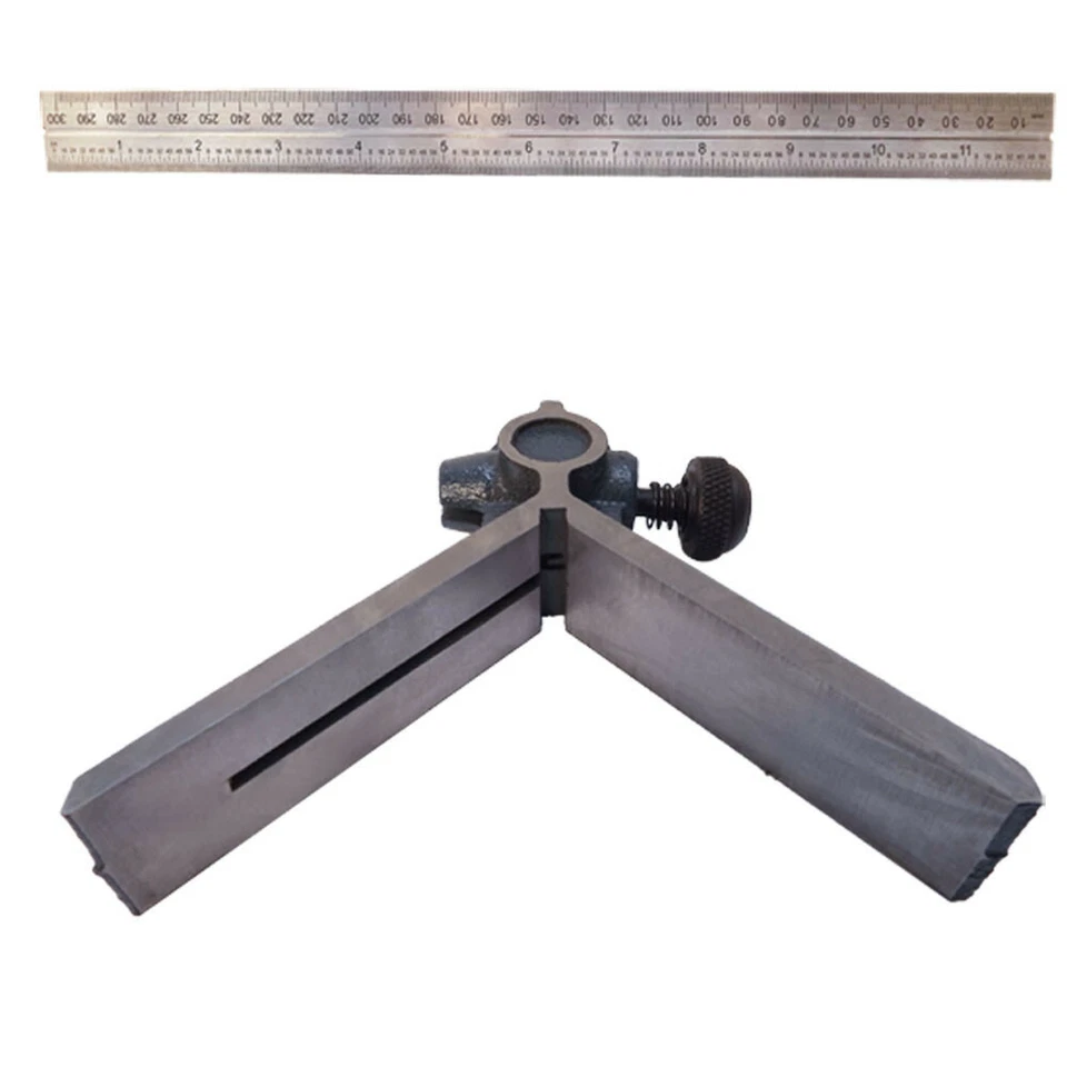 4 Pc 12'' Combination Square 4R Graduation Blade Head Square/Center/Protractor - Image 4 of 4