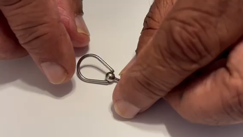 TEAR DROP SIMPLY BEAUTIFUL 14g 10mm L, 6 & 8mm Balls Surgical Steel VCH Barbell. - Video 1 of 1
