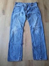 Levi's 505 Jeans Men 36 X 34 Blue Denim Medium Wash Excellent Condition